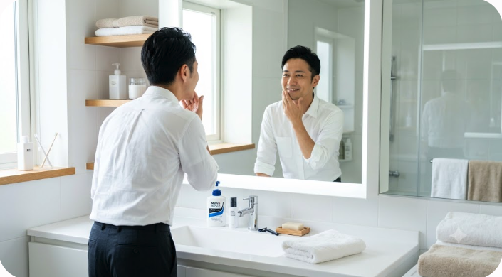 40代男性のニオイ対策完全ガイド|加齢臭・ミドル脂臭の原因と今日からできる正しいケア